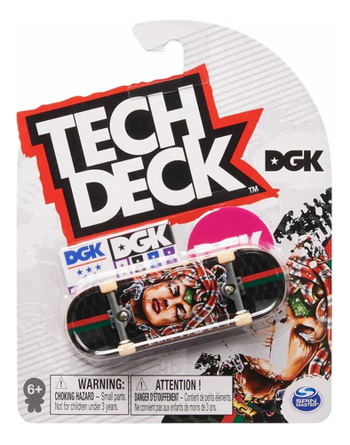 Skate De Dedo Tech Deck Dgk Medusa 96mm Fingerboard