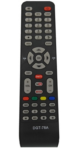 Control Remoto Compatible Para Smart Tv Master G/kioto/recco