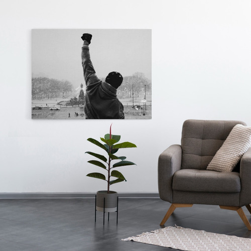 Cuadro Decorativo Rocky Movie En Canvas 80x55cm