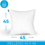 Relleno Para Cojín Monarca  Lavable 45x45 18 Pack  