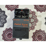 Pedal De Efecto Boss Metal Zone Mt-2  Negro