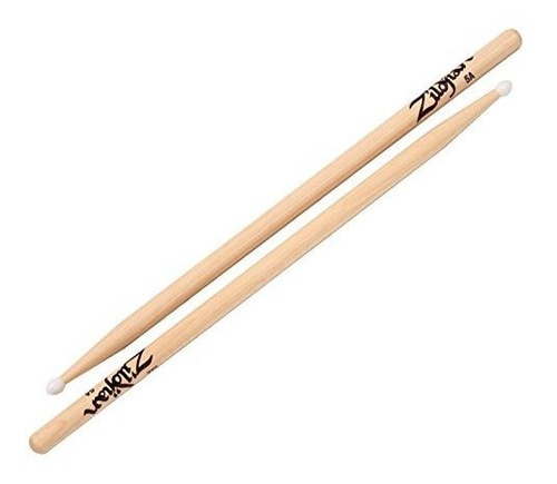 Baqueta Zildjian Mod. 5ann - Hickory 5a Ponta Nylon