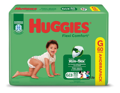 Pañales Huggies Flexi Comfort  G