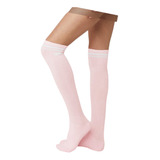Alo Yoga Calcetas Knee-high Powder Pink Throwback Socks