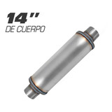 Resonador Deportivo Nash Muffler 14 In De Cuerpo, 6  Redondo