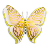 Adhesivo De Pared Con Forma De Mariposa Hueca Tridimensional