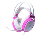 Auricular Pc Vsg Gemini Blanco Y Rosa Original Nuevo