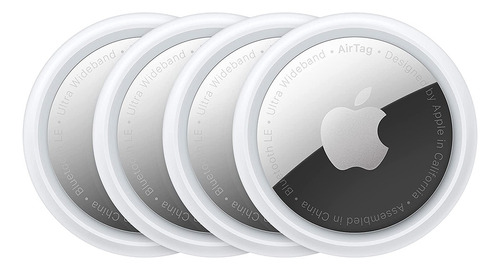 Airtag Apple Blanco Pack 4 Unidades Bluetooth