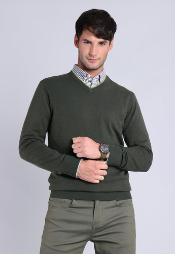 Sweater Cuello V Guy Laroche Glsw981ve