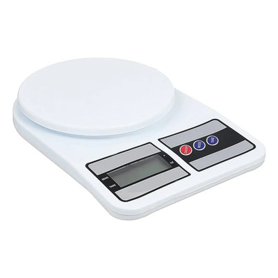 Balanza de cocina digital electrónica capacidad máxima 10 kg color blanco | MercadoLibre
