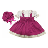 Vestido Infantil Macha E O Urso Luxo Aniversário