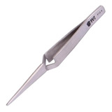 Pinza Brusela Inversa Acero Inoxidable P/ Electrónica Best