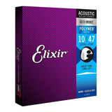 Elixir® Polyweb 10-47 Cuerdas Para Guitarra Acustica Origina