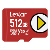 Cartão Uhs-i Lexar Play Microsdxc De 512 Gb
