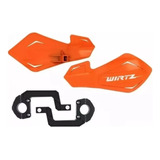 Cubre Manos Wirtz Shock Naranja - Bmmotopartes