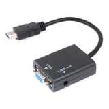 Adaptador Hdmi A Vga Con Audio