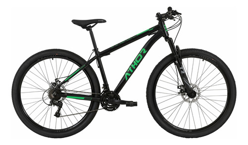 Bicicleta Aro 29 Athor Titan Quadro 17 Alumínio Preto/verde Cor Verde Tamanho Do Quadro 17