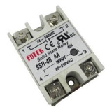 Relay De Estado Solido Ssr-25aa, In  80-250vac/out 24-380vac