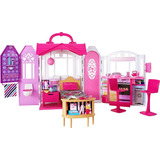 Barbie Glam Getaway Casa Muñecas Portatil 20 Piezas