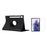 Capa Giratoria + Pelicula Vidro Para Galaxy Tab S7 Tela 11 