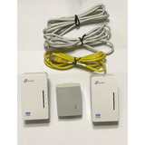 Extensor Powerline Av600 Tp-link Tl-wpa4220t Kit Triplo