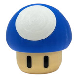 Honguito Mushroom Azul -holder - Súper Mario Bros 8cm