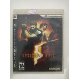 Sony Ps3 Resident Evil 5 Original Lote179