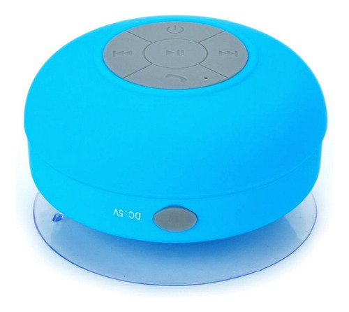 Parlante Bluetooth Recargable Ducha Pileta Resistente Agua Color Cian