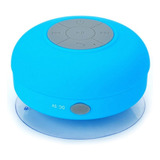 Parlante Bluetooth Recargable Ducha Pileta Resistente Agua Color Cian