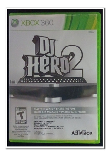 Dj Hero 2, Juego Xbox 360