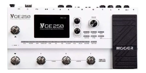 Pedaleira Multi-efeitos Para Guitarra Ge250 Mooer