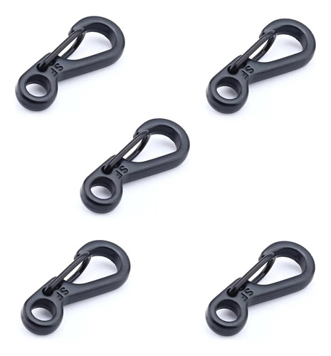 5 Clip Mosqueton Mini #5 Para Llavero, Lanyard, Paracord