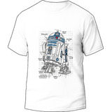 Camiseta Star Wars R2-d2 Vintage Bca Tienda Urbanoz