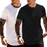 2pz Camisetas Para Hombre Playera Deportivas Golf Causal Gym