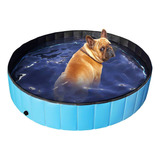 Piscina Plegable De Pvc Para Perros, Gatos, Verano, 80 X 20