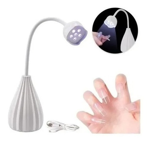 Cabina Inalambrica Flor Uv/led Soft Gel 12w Usb Paris Nigth