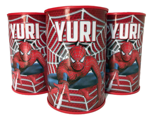 Cofrinho Personalizado Homem Aranha 20 Uni