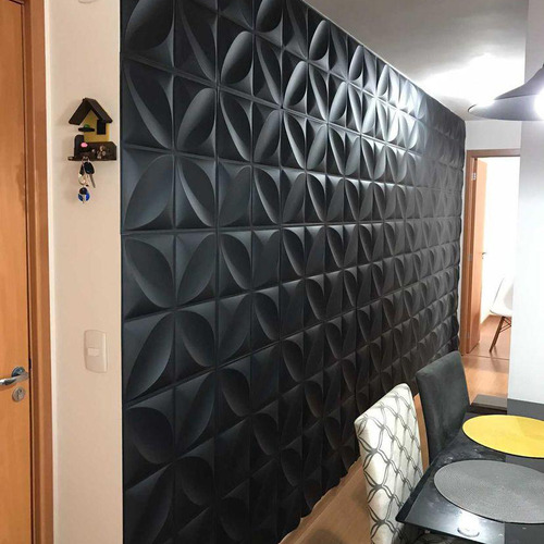 25 Placas De Parede Pvc 3d Revestimento Alto Relevo