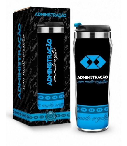 Copo Inox Personalizado Curso Administração Térmico 450ml