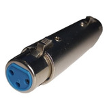 Xlr Acople Hembra-hembra Con Seguro, Contacto