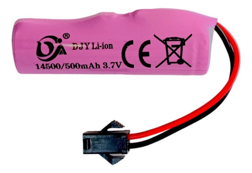 Bateria Litio Recargable Aa Con Conector