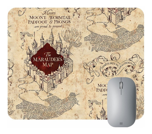 Pad Mouse Pads Harry Potter. Mapa De Merodeadores