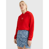 Polerón Hoodie Essential Mujer Tommy Jeans Rojo