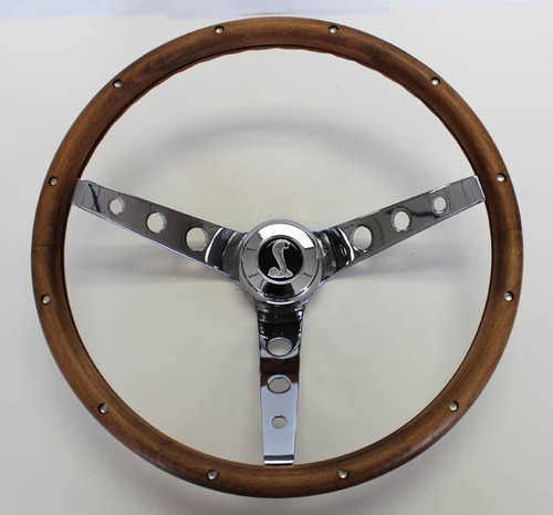 Volante De Madera De 15 Para Ford Mustang 1970 - 1977