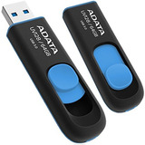 Memoria Flash Usb 3.0 Adata Uv128 64 Gb Negra Auv128-64g-rbe