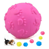 Bola Bolinha Pet Cães Cachorros Poodle Microtoy Shitzu Spitz Cor Rosa