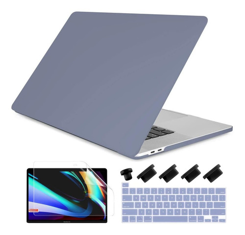 Carcasa Rigida Para Macbook Pro 13 2020/21 Lavender Gray