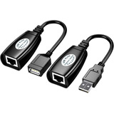 Usb Macho A Rj45 + Usb Hembra Usb Adaptador Extension Rj45