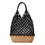 Bolso De Hombro De Paja Bolso De Playa De Verano Para Mujer