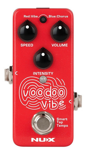 Nux Voodoo Vibe Nch-3 Pedal Color Rojo